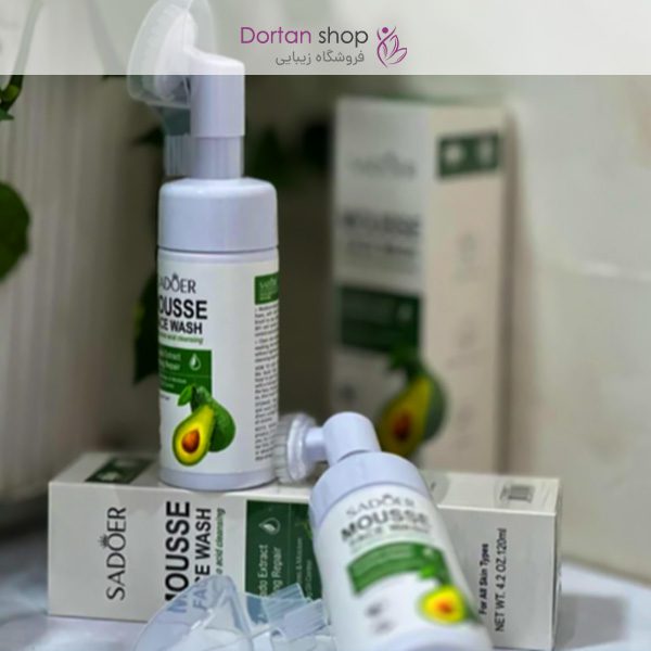 فوم شست‌وشوی صورت براش‌دار سادور (حاوی عصاره آووکادو حجم 120 میل)